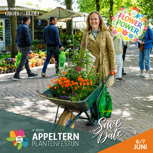 Appeltern Plantenfestijn op 6 en 7 juni bij Bloemenpark Appeltern